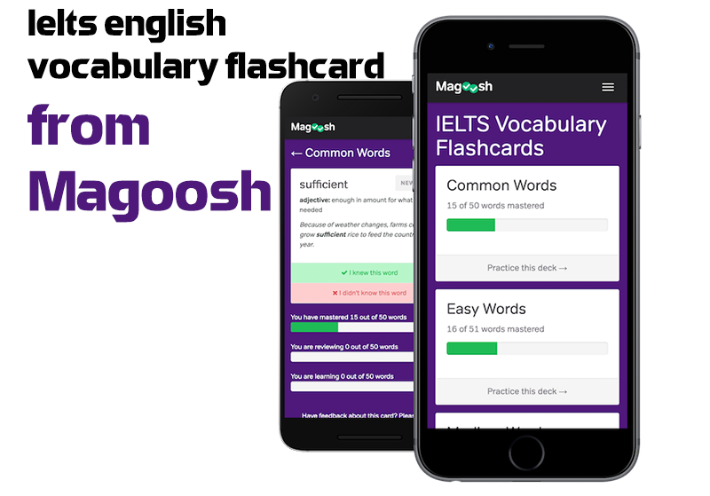 Ứng dụng flashcard tiếng Anh Magoosh English Vocabulary Flashcards
